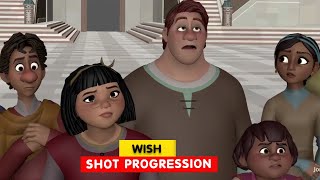 Wish Queen & King Magnifico Shot Progression Animation Breakdowns 3D Animation Internships
