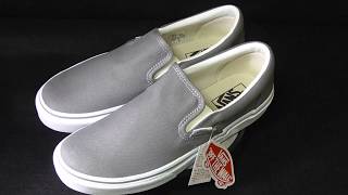 VANS SLIPON CHARCOAL V98CLA