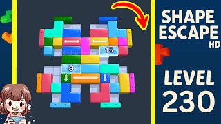 Shape Escape Level 230 Solution Walkthrough