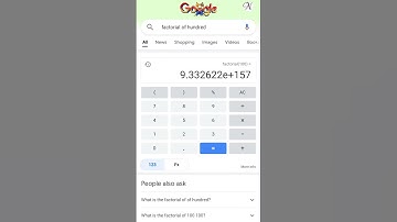 Factorial of 100😱😱😱