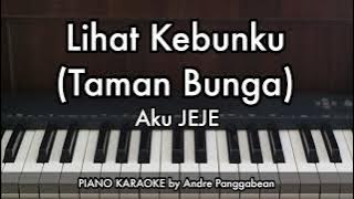 Lihat Kebunku (Taman Bunga) - Aku JEJE | Piano Karaoke by Andre Panggabean