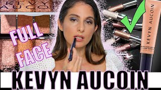 NEW! KEVYN AUCOIN HOLIDAY COLLECTION! Full Face trying new makeup from Look Fantastic!