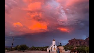 Beautiful Sunset at Superstition Mountain Museum (09-23-22)