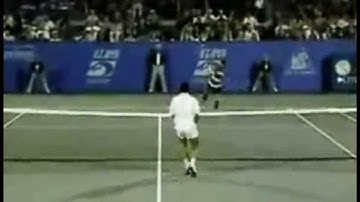 Andre Agassi No Look Passing Shot