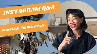 Instagram Q&A | Influence, Tattoos, Marriage?!, Homesickness| MILLICENT
