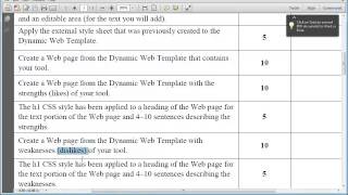 Final Project Rubric