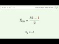 Find the midpoint between two points p1 (81,26) and p2 (-1,-35): Step-by-Step Video Solution
