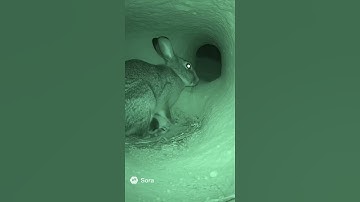 Brave Mother Rabbit Fights Off a Fox