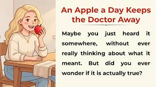 An Apple a Day Keeps the Doctor Away | Slow English for Beginners screenshot 4