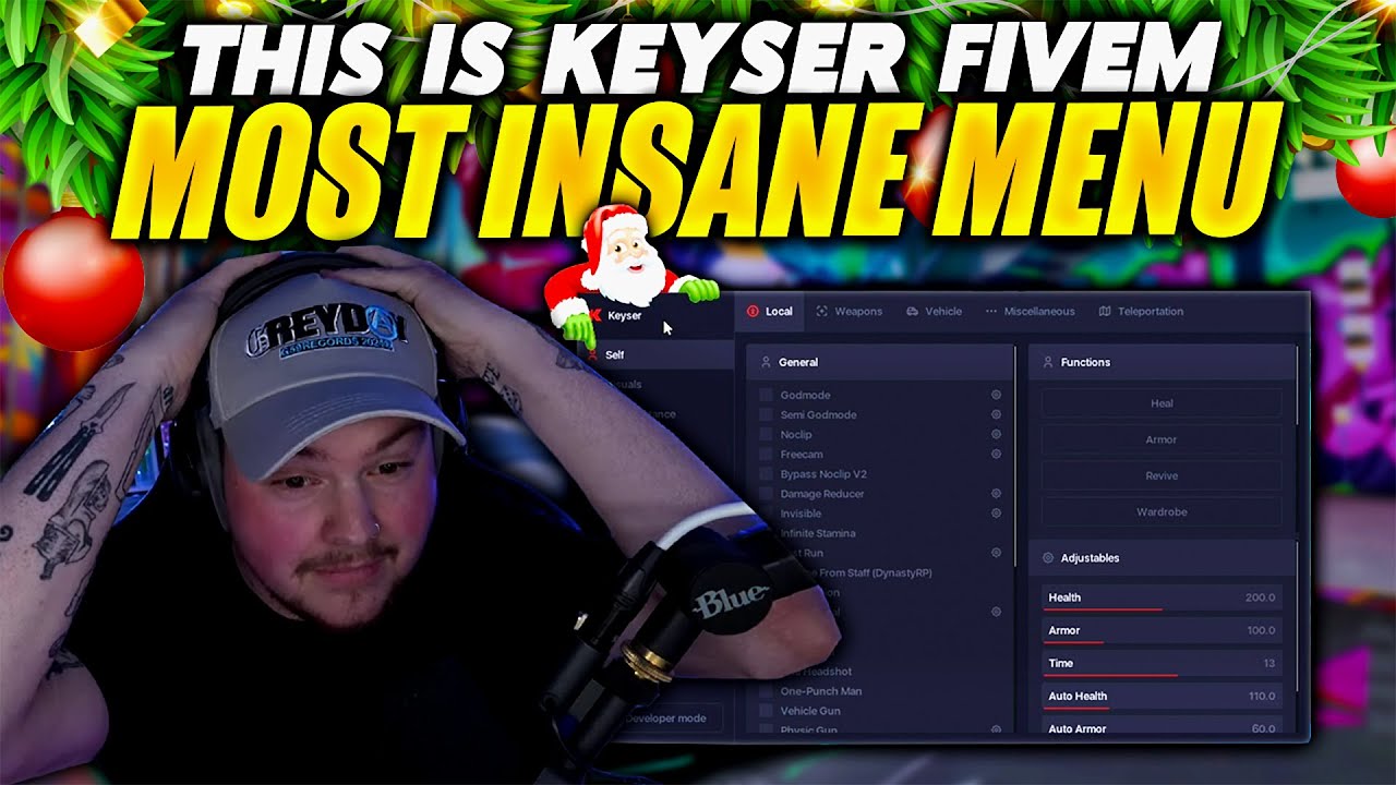 I Tried KEYSER Menu For FiveM (INSANE FEATURES)