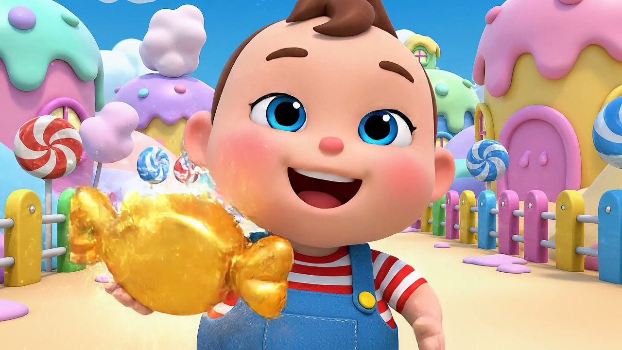 Погоня за радужными конфетами Джорджи Порджи | Веселая игра и цвета для детей