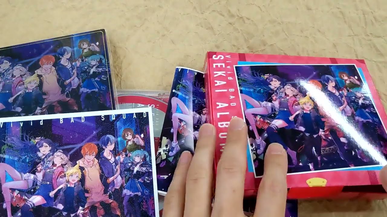 Unboxing] Vivid BAD SQUAD SEKAI ALBUM vol.1 [w/ Goods, Limited