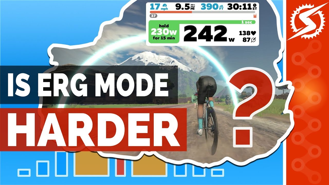 Is ERG MODE HARDER? Why ERG Mode Might Feel Harder with a Smart Bike Trainer YouTube