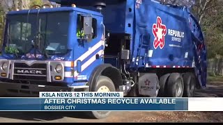 Keep Bossier Beautiful encouraging people to recycle Christmas trees