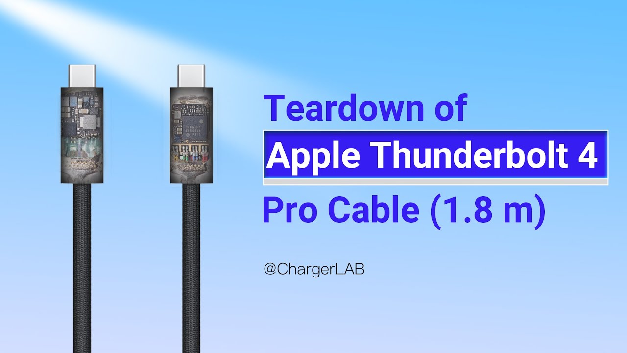 The Most Expensive Cable  Teardown of Apple Thunderbolt 4 Pro Cable (1.8  m) 