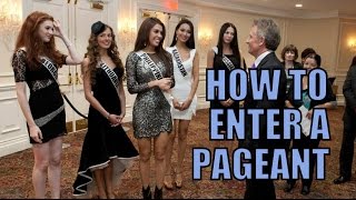 How to enter a pageant