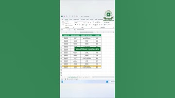 Amazing Tricks of Microsoft Excel – Visual Basic Application (VBA)! #MicrosoftExcel #ExcelTips #VBA