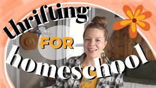 Homeschool Thrift Store FINDS | Thrifting for Sensory Bin Items + Books | Austin Creative Reuse