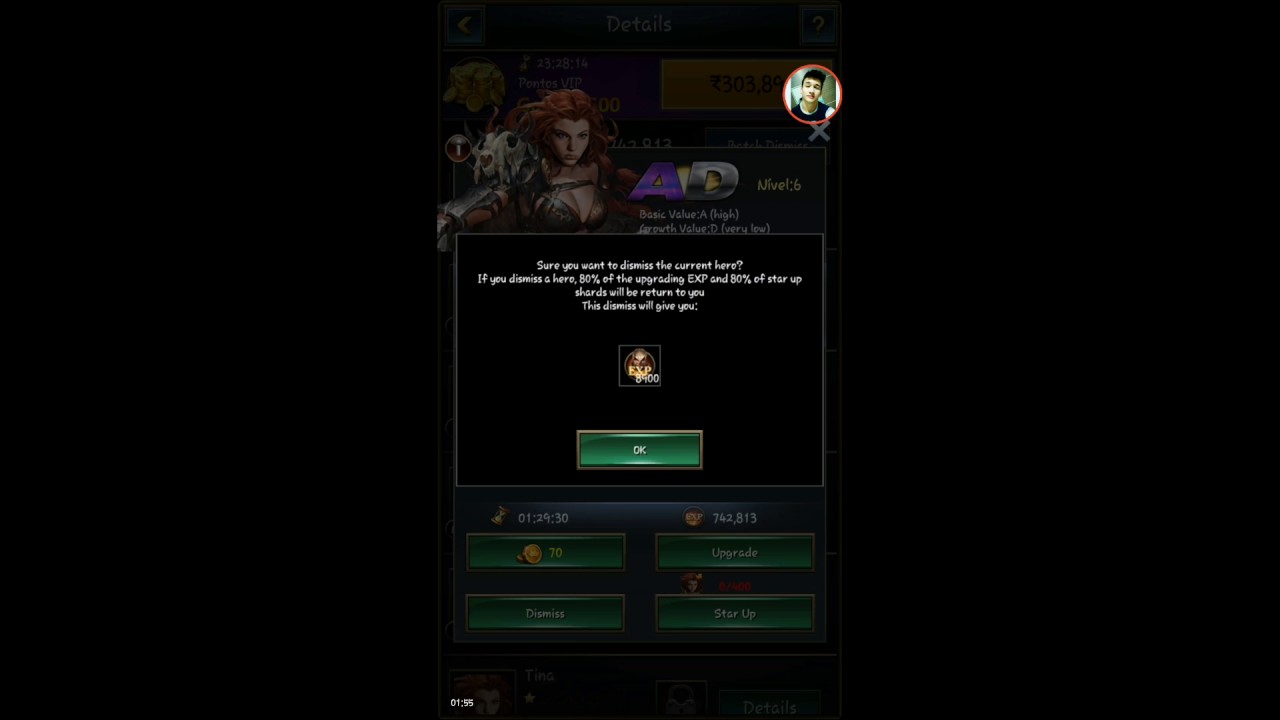 Fast Hero exp Clash of Queens