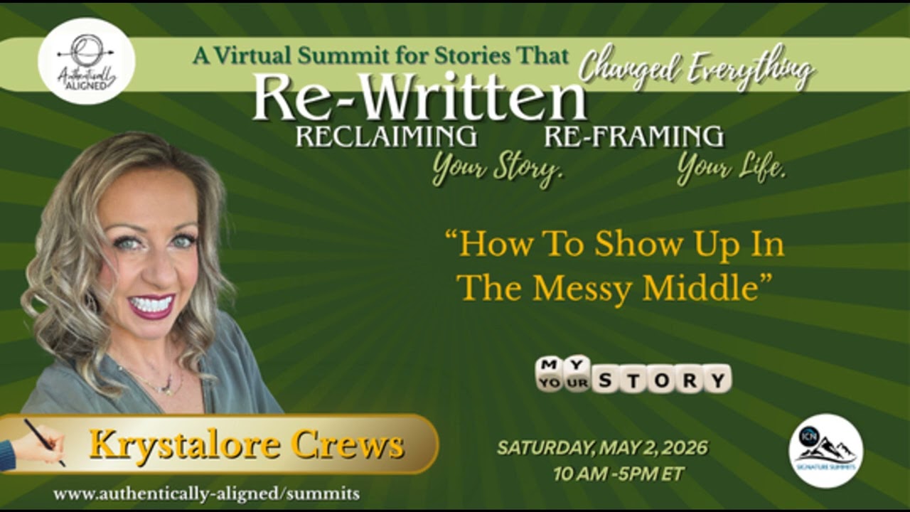 Krystalore Crews speaking about resilience in the messy middle