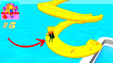 Ladder Race 3D‬​​-Horizontal Gameplay All Levels (24)-MAX LEVEL Android,iOS #Shorts