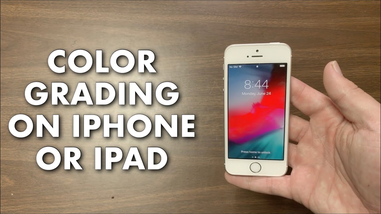 Color Grading on iPhone or iPad Tutorial! - YouTube