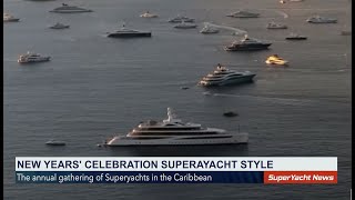 Superyachts Flock to St Barths for Celebration! | SY Clips