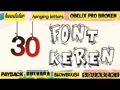 Font Yang Bagus Untuk Video