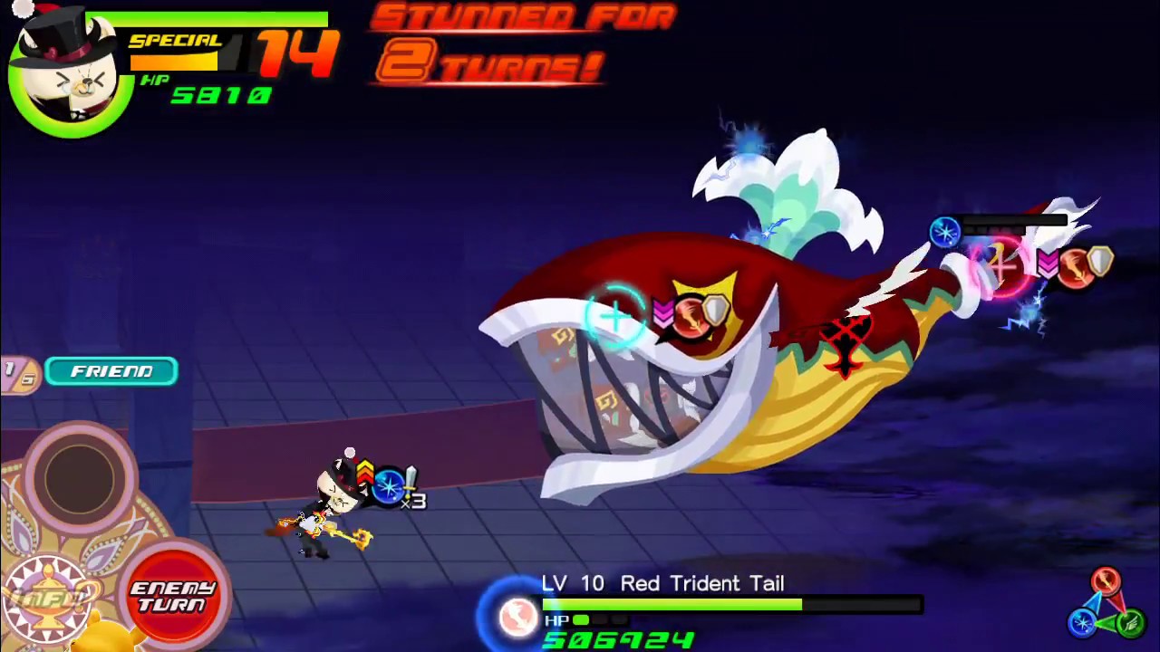 KHUX Halloween Raid Boss: Red Trident Tail  (10-17-16)