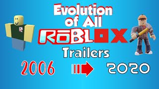 Evolution Of All ROBLOX Trailers (2006  2020)