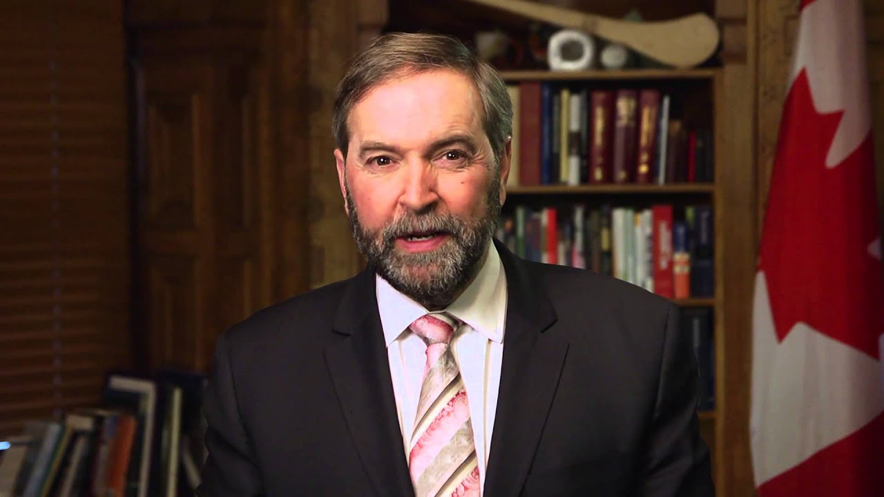 Thomas Mulcair supports the Day of Pink & Jer's Vision