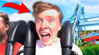 I rode a Rollercoaster STANDING UP!!