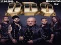 U.D.O. - 24/7 from &quot;Mission X&quot;. Live in Tel Aviv. 17/04/2019