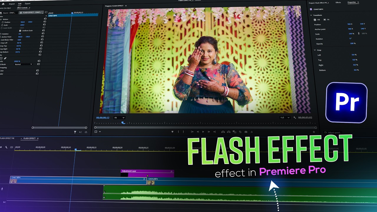 Creative Flash Transition in Premiere Pro 2025 - YouTube
