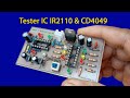 how to make PCB for  Tester IC IR2110 and CD4049