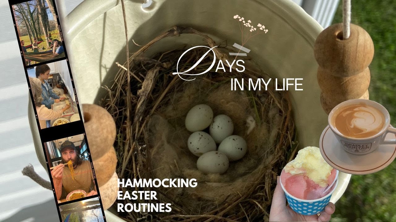 a family style vlog (celebrating easter, enjoying outside, spring days in my life)