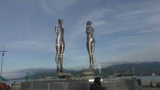 Грузия,Батуми-Яркий , Разнообразный.скверы С Живыми Уголками,Скульптура Великой Любви,Выход В Море