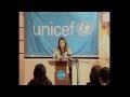 Queen Rania at UNICEF&#39;s press conference- Aid to Iraqi children