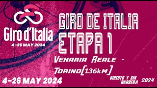 🔴 EN VIVO GIRO DE ITALIA 2024 - ETAPA 1  - 140 KM