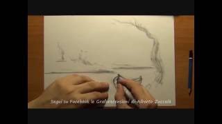 #34 How to draw landscape - Tutorial on Facebook art page "Le Graforecensioni di Alberto Zuccalà" #34 How to draw landscape - Tutorial on Facebook art page "Le Graforecensioni di Alberto Zuccalà"