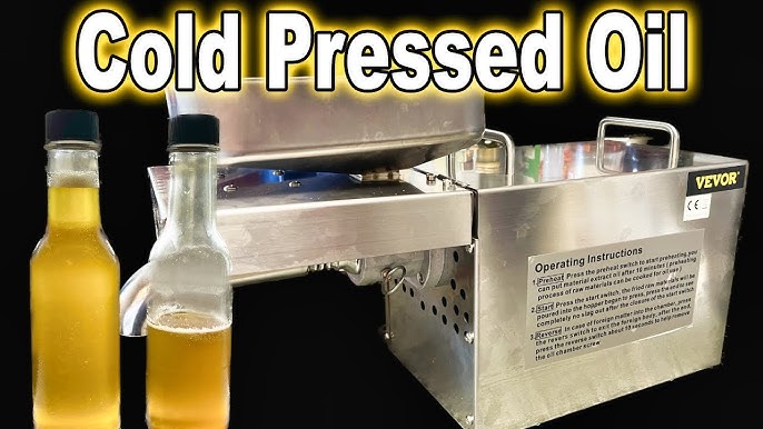 NF-500 Cold Press Oil Machine Ölpresse 10 kg Hourly Capacity Black Seed  Coconut