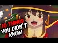 10 Things You Didn’t Know About Megumin! - KonoSuba Facts & Trivia