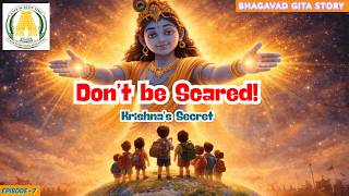 Be Brave Like Arjuna | Krishna Teaches Courage | Bhagavad Gita Story for Kids | Overcoming Fear