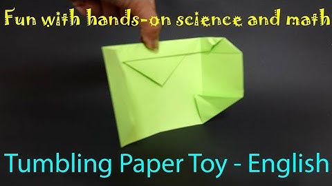 Tumbling Paper Toy | English