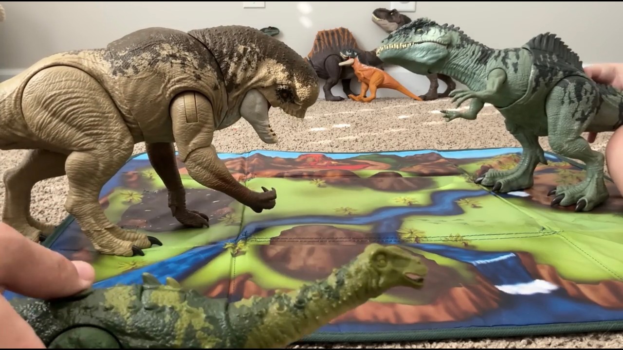 Is Rebirth better than Dominion? Jurassic World Survival TREX VS DREX Action TOYS Mattel Dinosaur