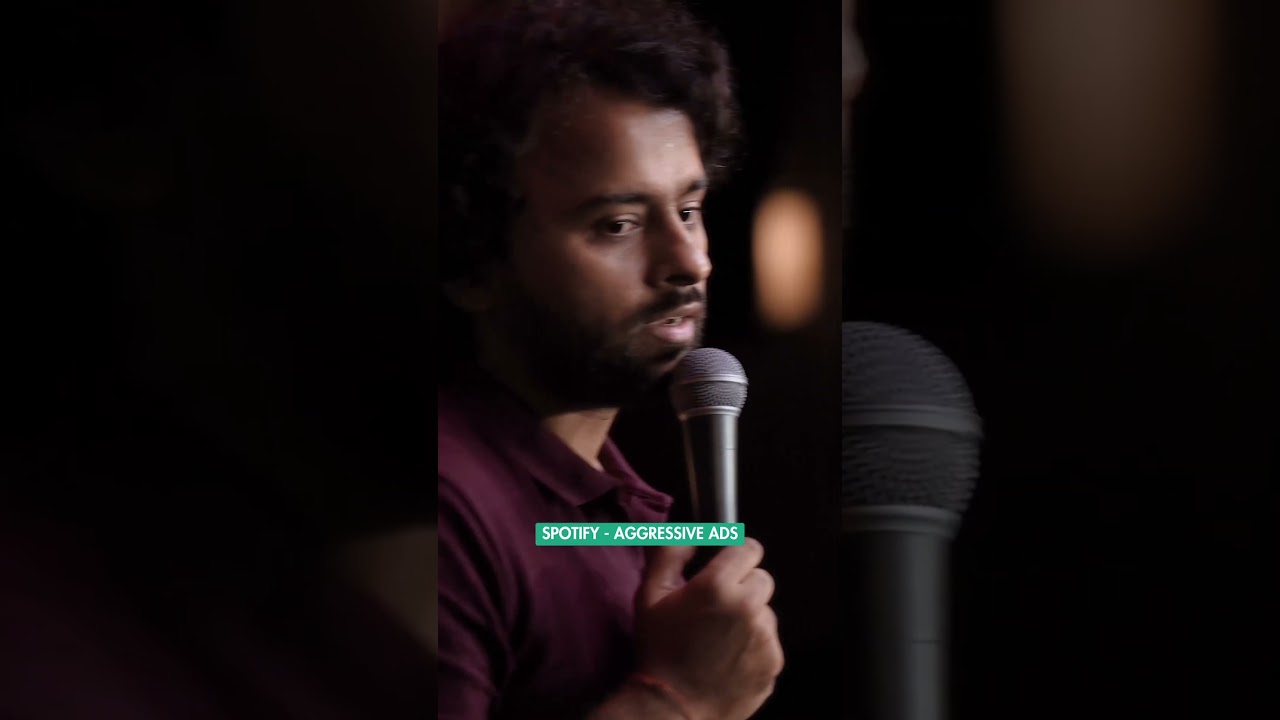 Spotify is aggressive #standupcomedy #peeyushkumar #desicomedy #spotifypremium #shorts