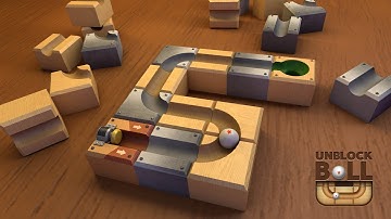 Unblock Ball - Slide & Roll Wood Block Puzzle Game
