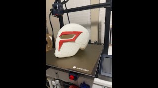 Kobra 2 Max vs BambuLab P1P/P1S printing a Spiderman 2099 Helmet