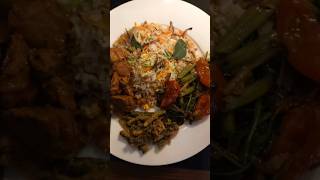 turkey curry delicious tasty & water spinach temper👌 with better melon curry, veg rice. like comment