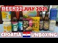 Beer52 Croatia Craft Beer Unboxing - July 2021